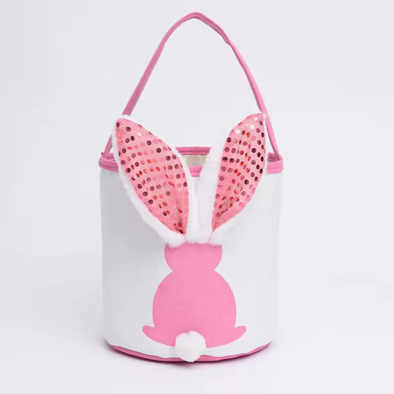 Glowing Rabbit Ears Easter Bunny Tote Bag