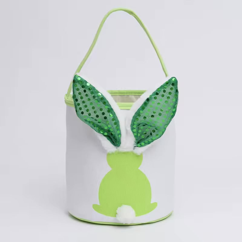 Glowing Rabbit Ears Easter Bunny Tote Bag