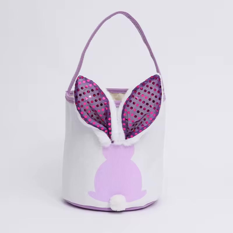 Glowing Rabbit Ears Easter Bunny Tote Bag